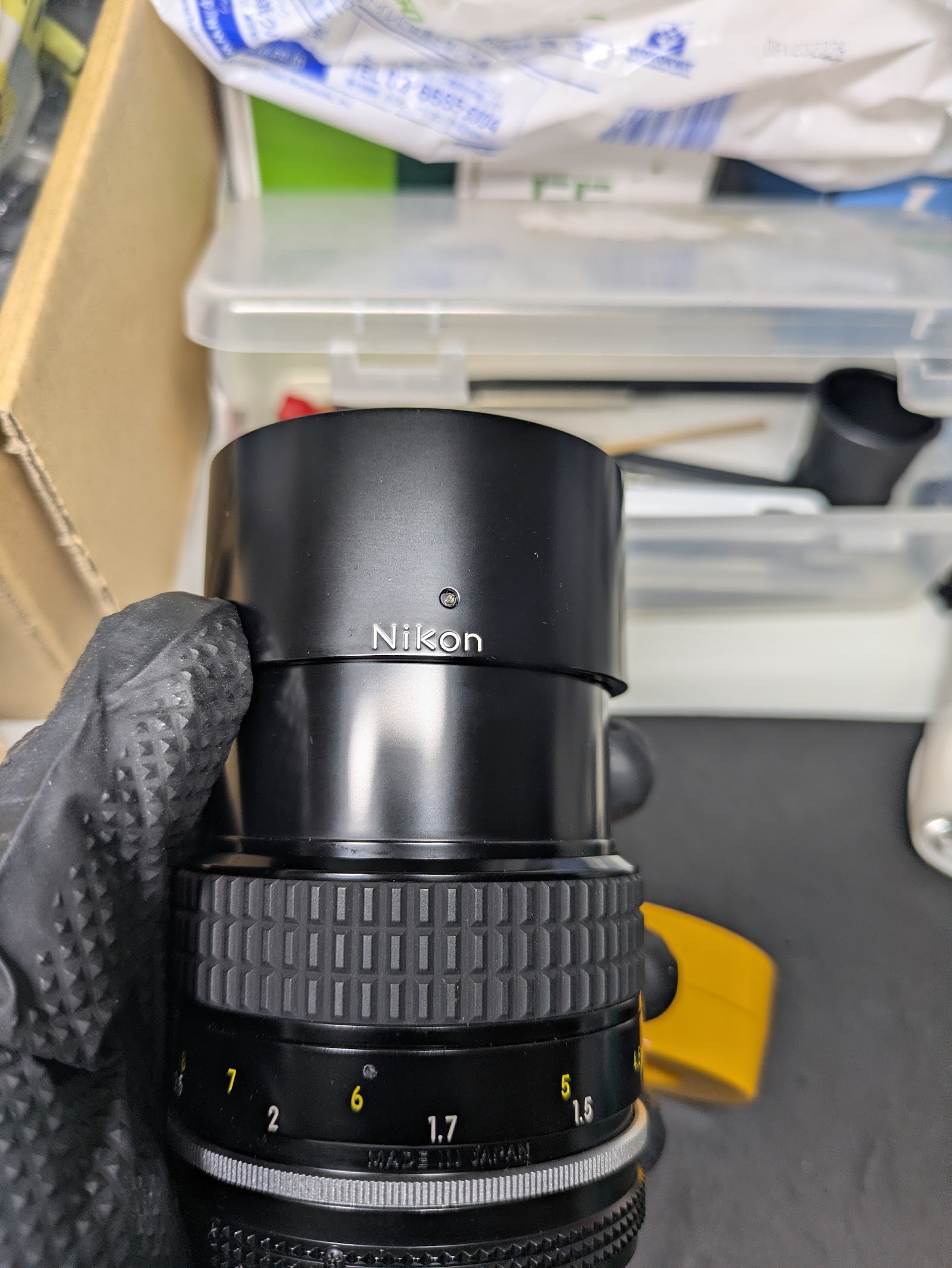 Reassembled lens